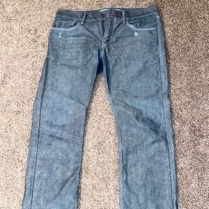 32x32 Express Rocco Slim Straight Grey Jeans